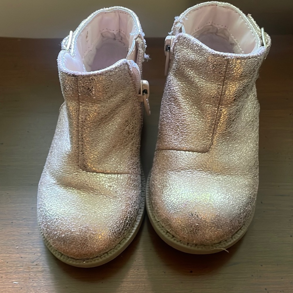 Cat & Jack sparkle ankle boots